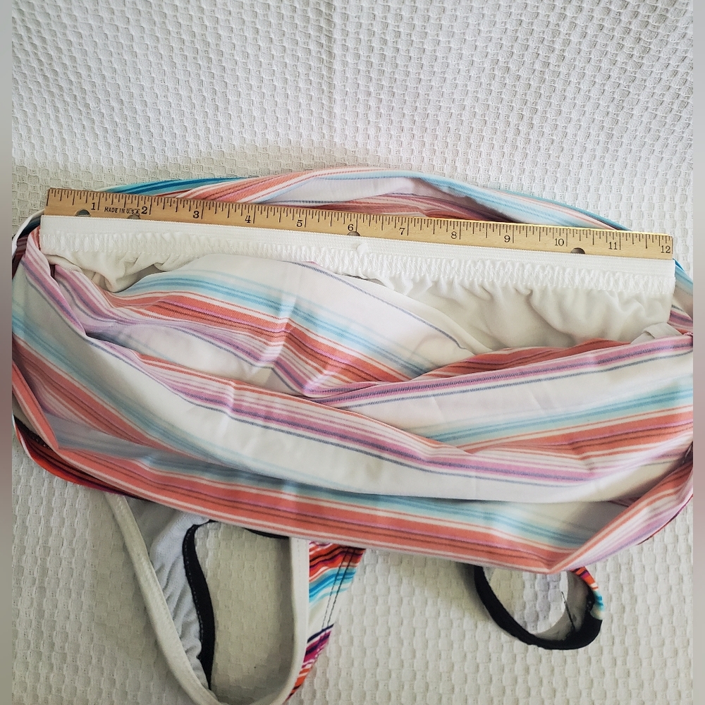 Nautica Navy & Multicolor Striped Tank Top - Picture 6 of 8